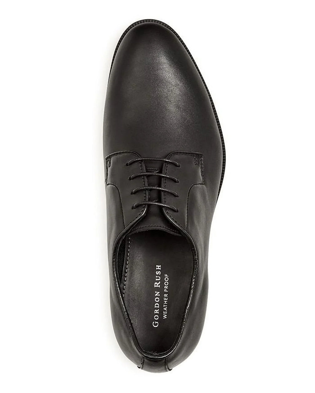 Gordon Rush BLACK Bailey Leather Plain-Toe Oxfords Sizehoes, USize 10