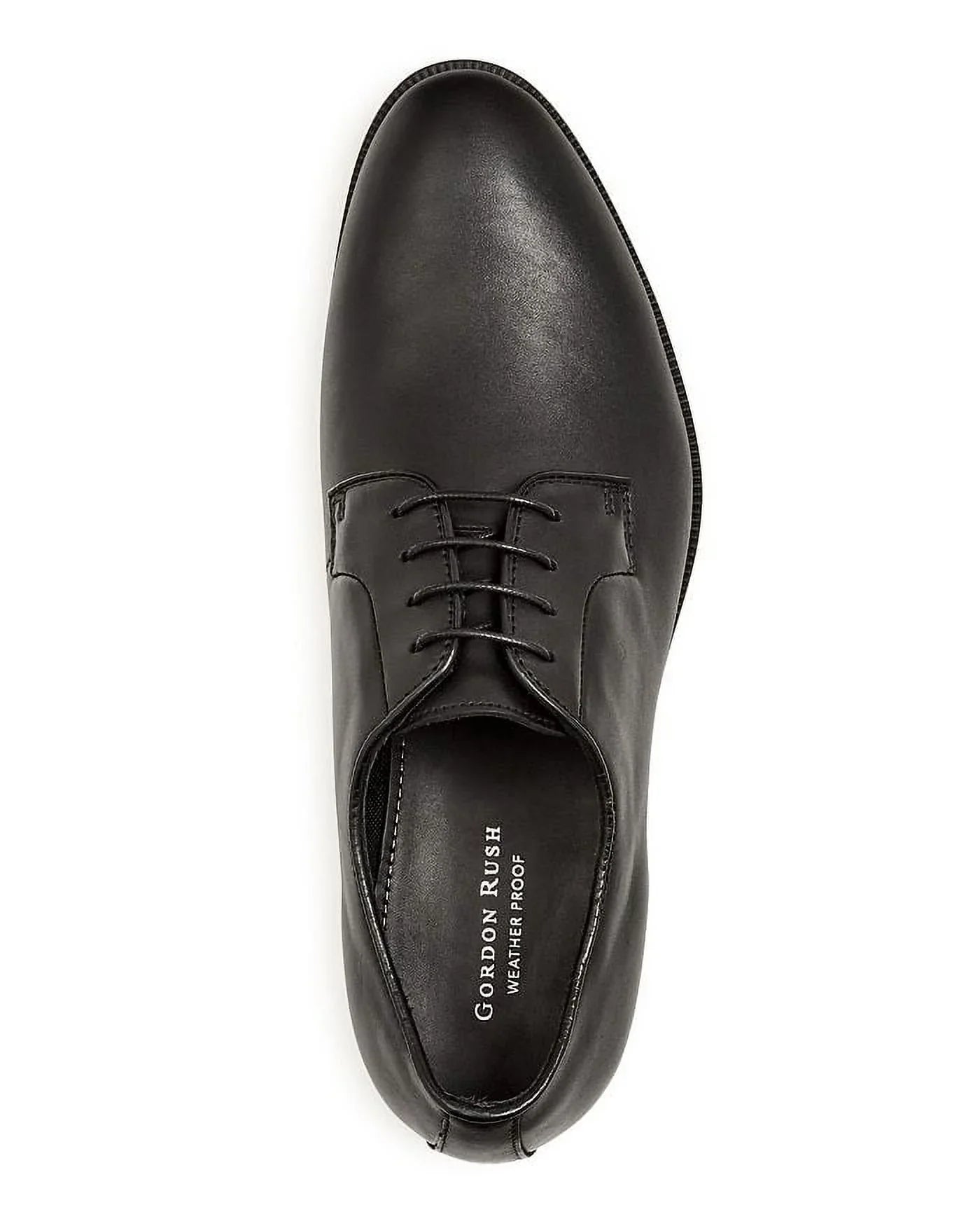 Gordon Rush BLACK Bailey Leather Plain-Toe Oxfords Sizehoes, USize 10