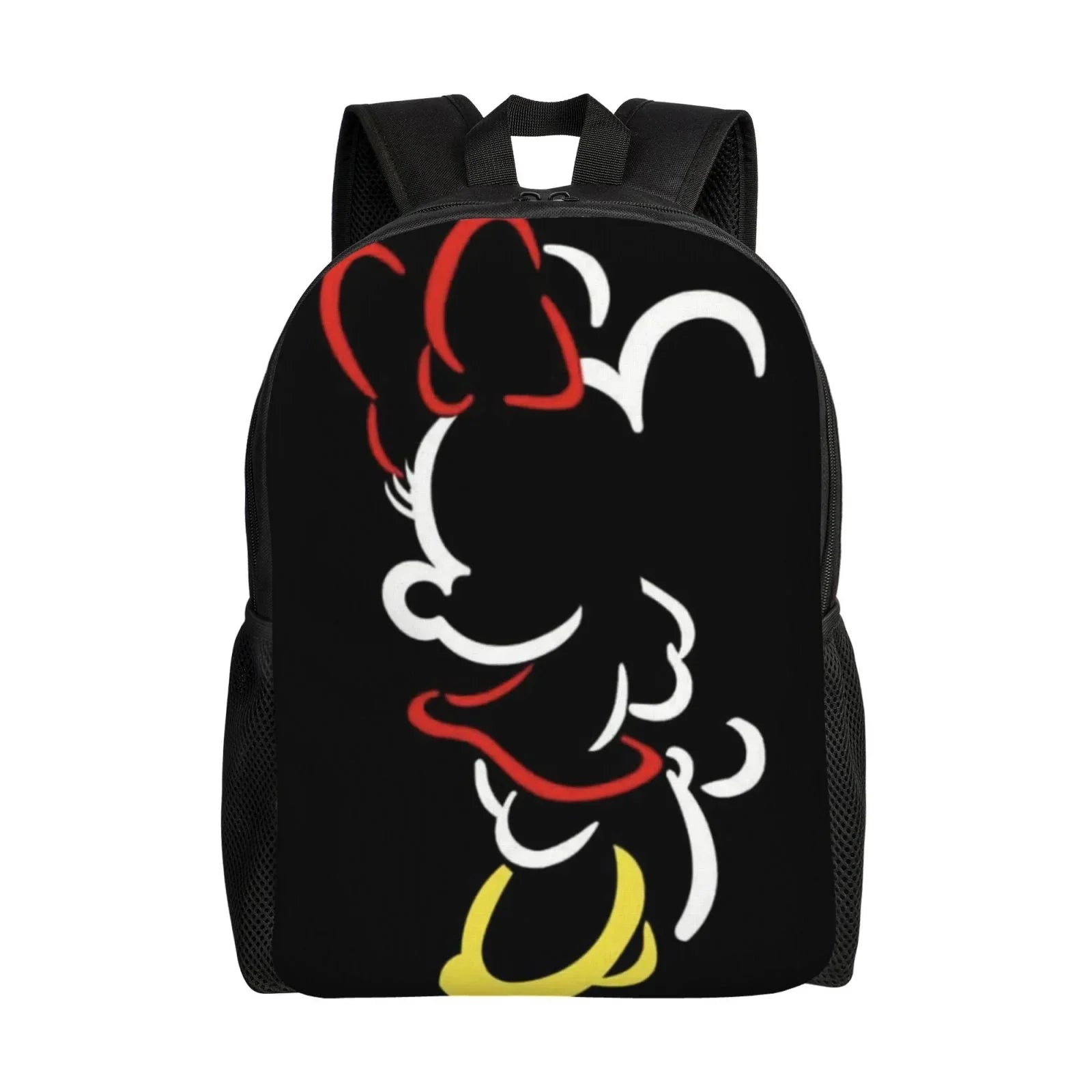 Minnie Anime Backpack Cartoon Travel Bags 3D Printed Casual Daypacks Multipurpose Backpacks