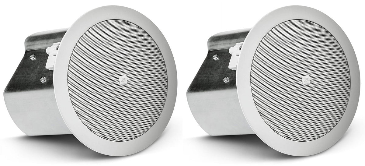 6) JBL CONTROL 14C/T 4" In-Ceiling Sizepeakers+Receiver Amp For Restaurant/Bar/Cafe