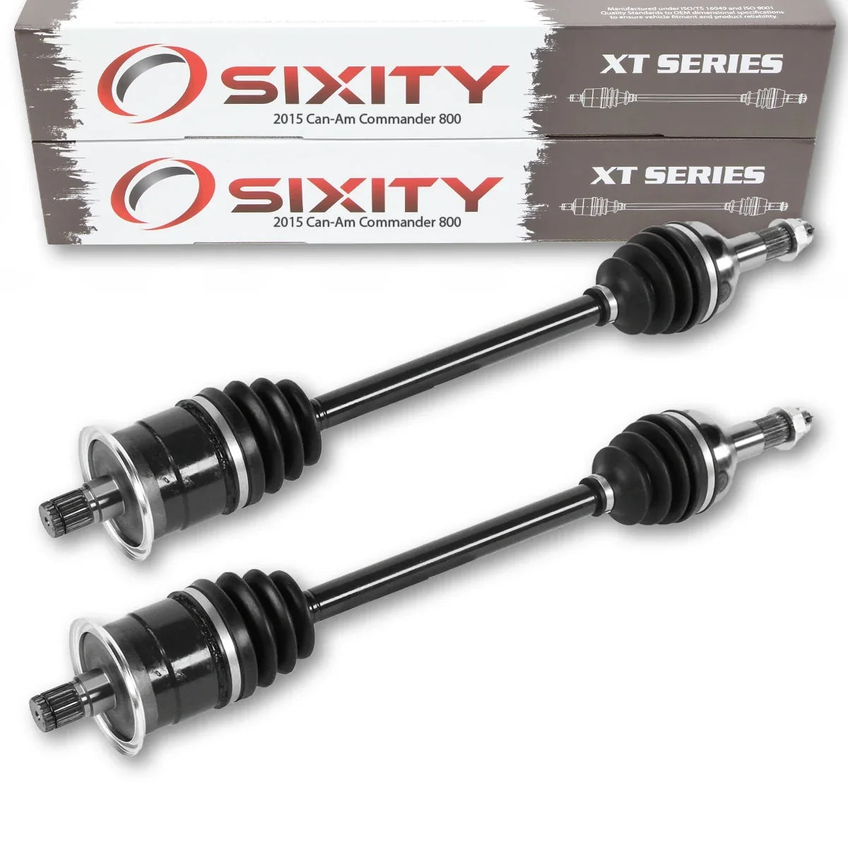 2 pc Sizeixity XT Rear Left Right Axle compatible with Can-Am Commander 800 2015 - SizeTD DPSize XT 4X4