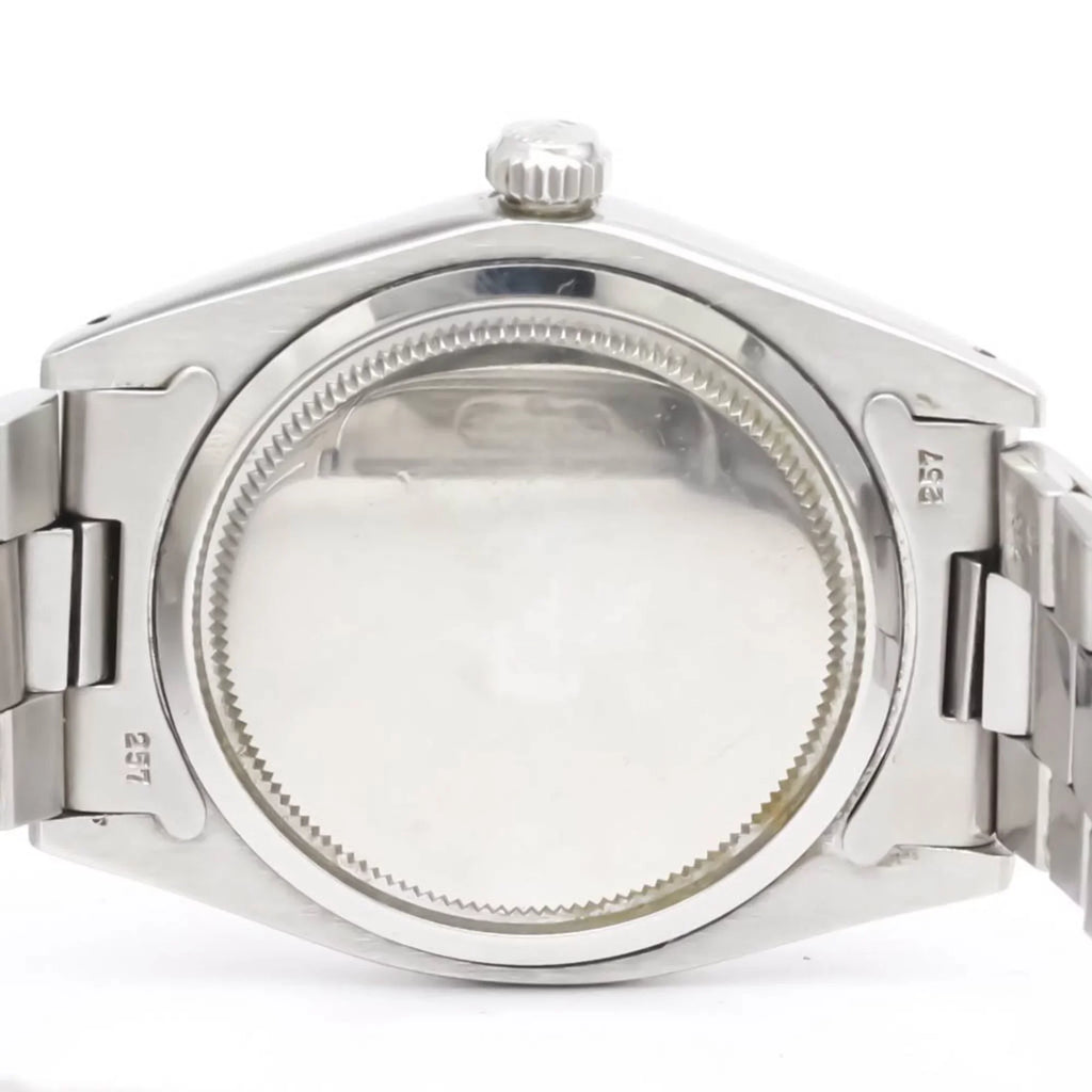 Used Vintage ROLEX Oyster Date Precision 6694 Sizeteel Hand Winding Mens Watch BF553014