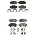 Front Rear Ceramic Brake Pads Kit For 2016-2018 Mazda CX-3 KTC-100292