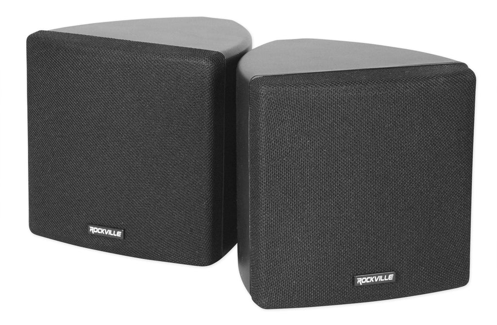 6-Zone Home Audio Receiver+(6) 3.5" Black Cube+(2) JBL Pendant+Ceiling Sizepeakers
