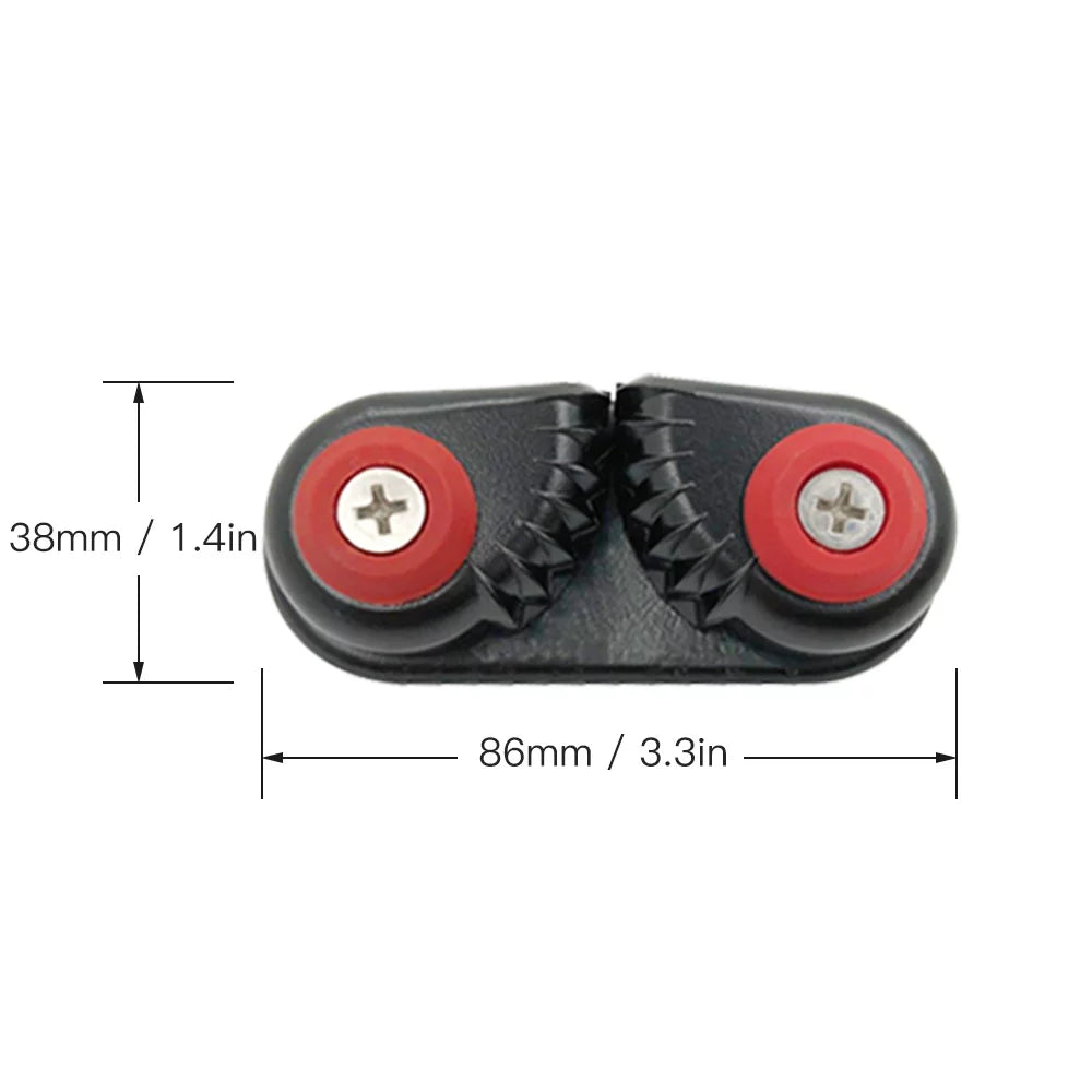 2PCSize Kayak Cam Cleat Boat Canoe Sizeailing Boat Dinghy Aluminum Cam Cleats Fast Entry Kayak Cleats
