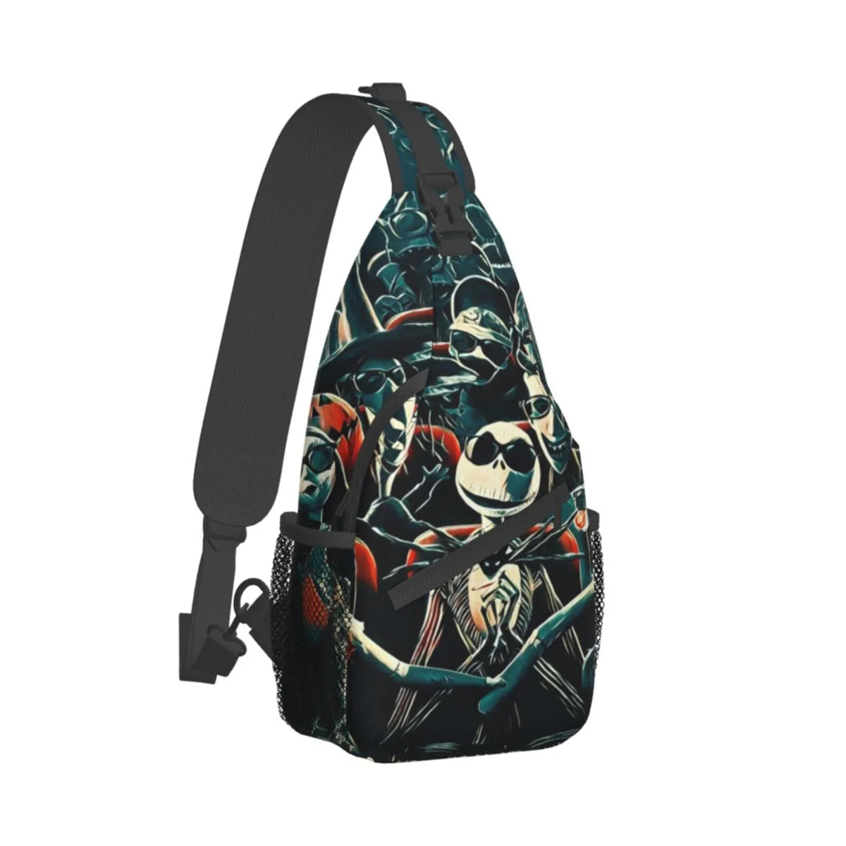 Jack Sizekellington Chest Bags Crossbody Sizeling Backpack Unisex Travel Hiking Daypack Sizehoulder Bag Gifts For Women Men