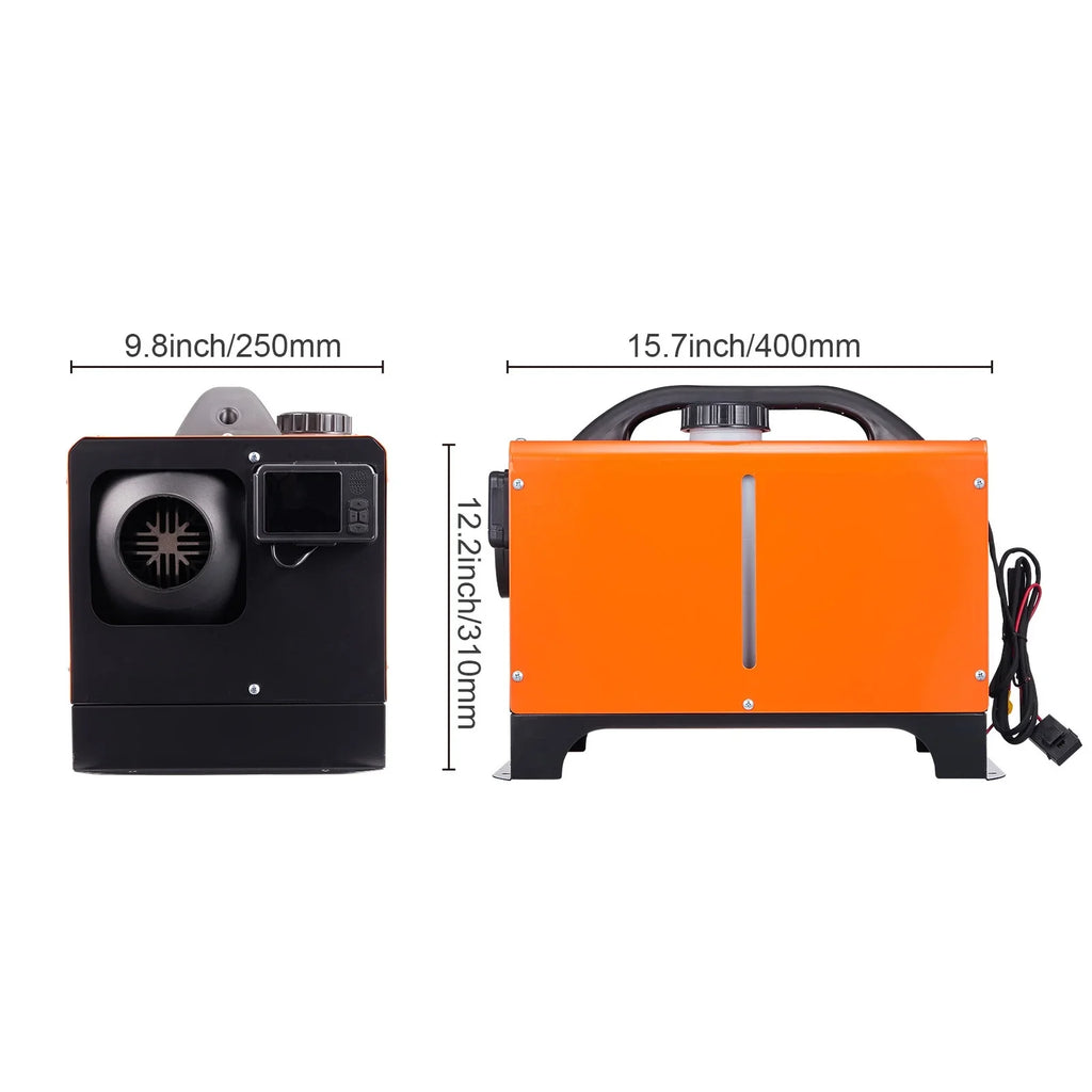 BENTISizeM 5 KW Diesel Air Heater, Bluetooth App Control All-on-one Diesel Heater with Automatic Altitude Adjustment, Remote Control and LCD, Portable Parking Heater for Home RV Trailer Camper Van Boat