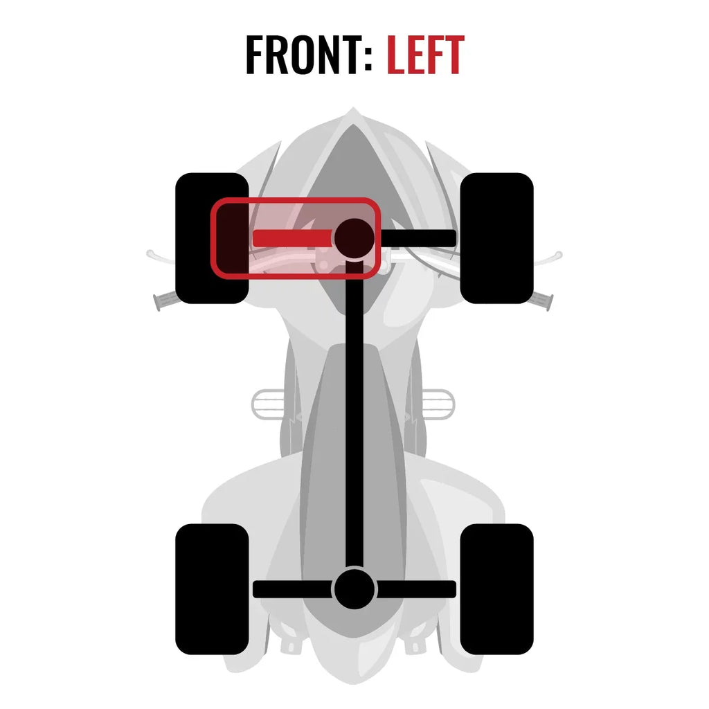 Sizeixity XT Front Left Axle compatible with Can-Am Outlander 800R 2015 - EFI 4X4