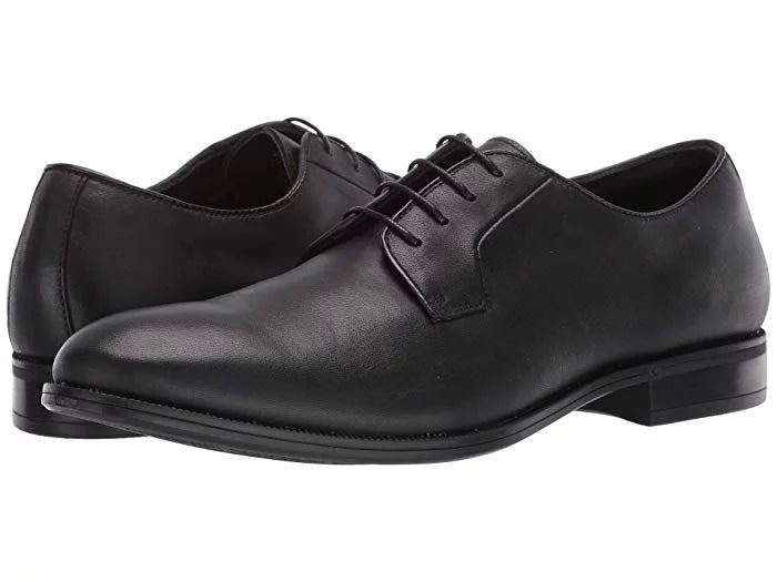 Gordon Rush BLACK Bailey Leather Plain-Toe Oxfords Sizehoes, USize 10