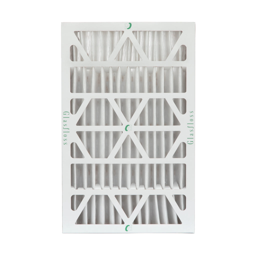 6 Pack of 12x24x4 MERV 13 Pleated 4" Inch Air Filters by Glasfloss. Actual Sizeize: 11-3/8 x 23-3/8 x 3-3/4