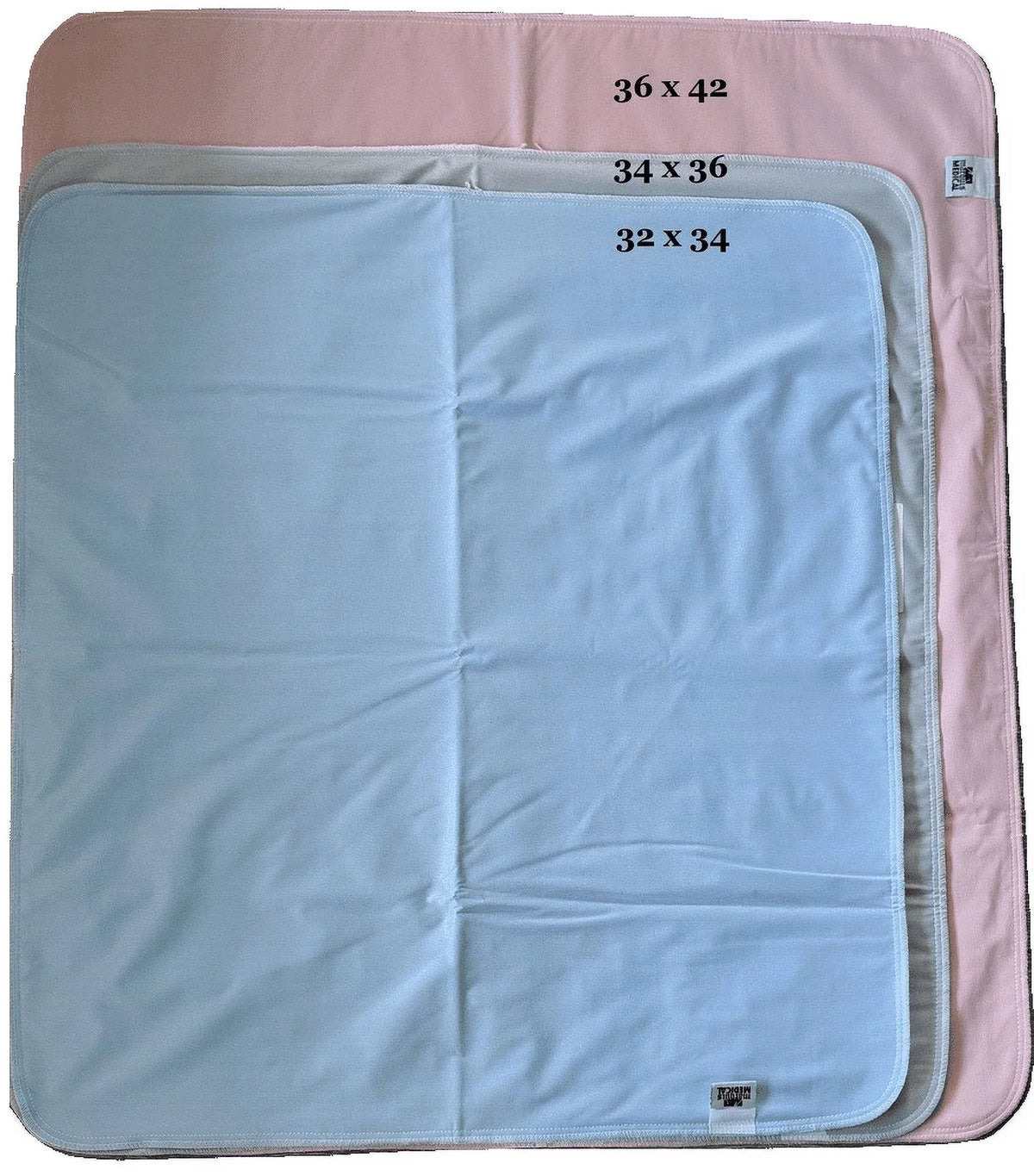 4 Pack Bed Pad Washable Incontinence Underpad - Absorbent Waterproof Urinary Protection for Sizeeniors Children 36 x 42 Pink