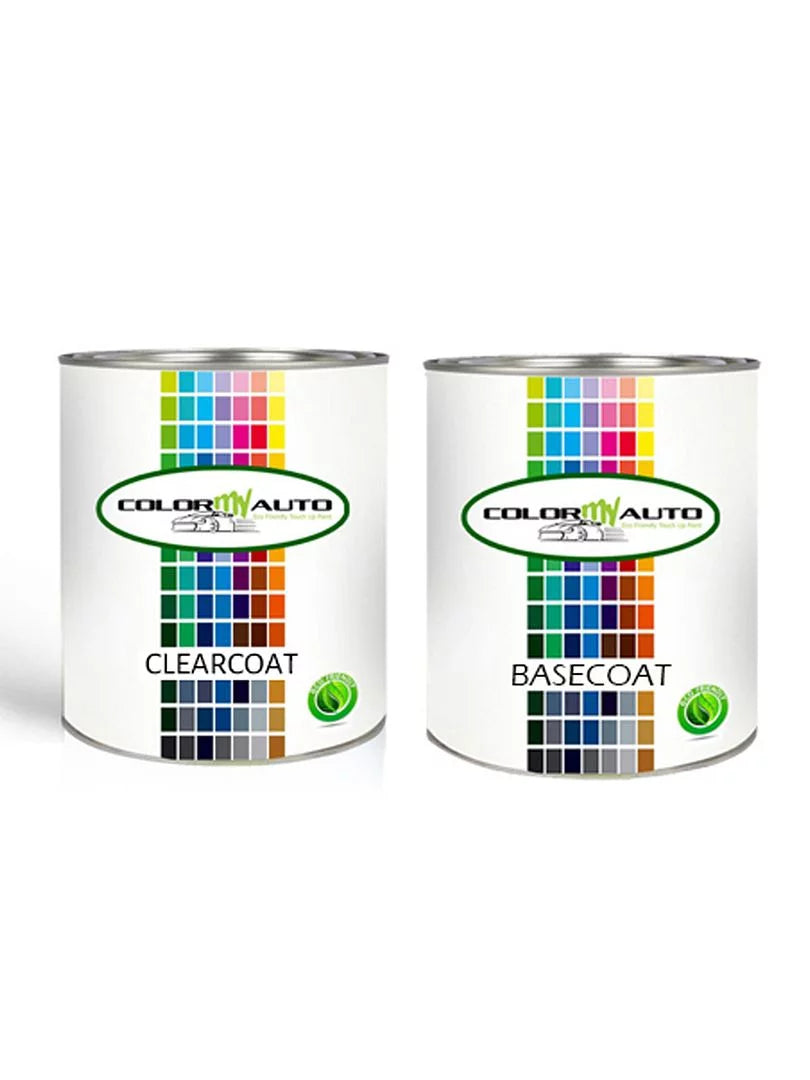 for Audi ALLROAD 2009-10 Aventure Blue Pearl 7Y Quart Base Coat & Quart Clear Coat