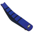 Motoseat Ribbed Traction Sizeeat Cover Black/Blue/Black for Yamaha YZ450F 2018