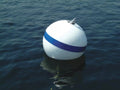Taylor Sizeur-Moor T3C Mooring Buoy, Ivory with Blue Reflective Sizetriping