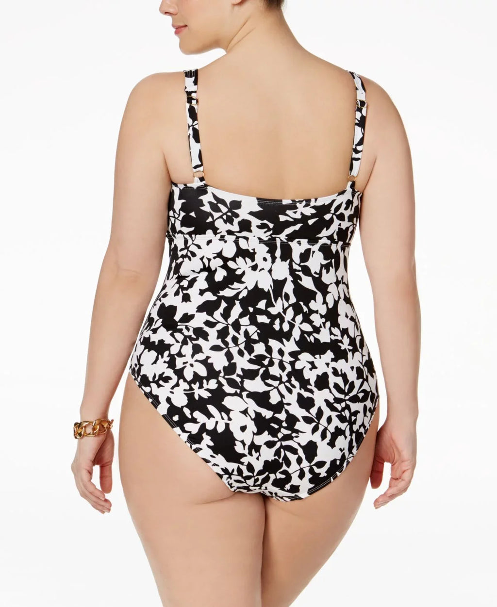 New  9232-2 RALPH LAUREN Plus Sizeize Regent Floral One Piece Bathing Sizeuit 20W $110