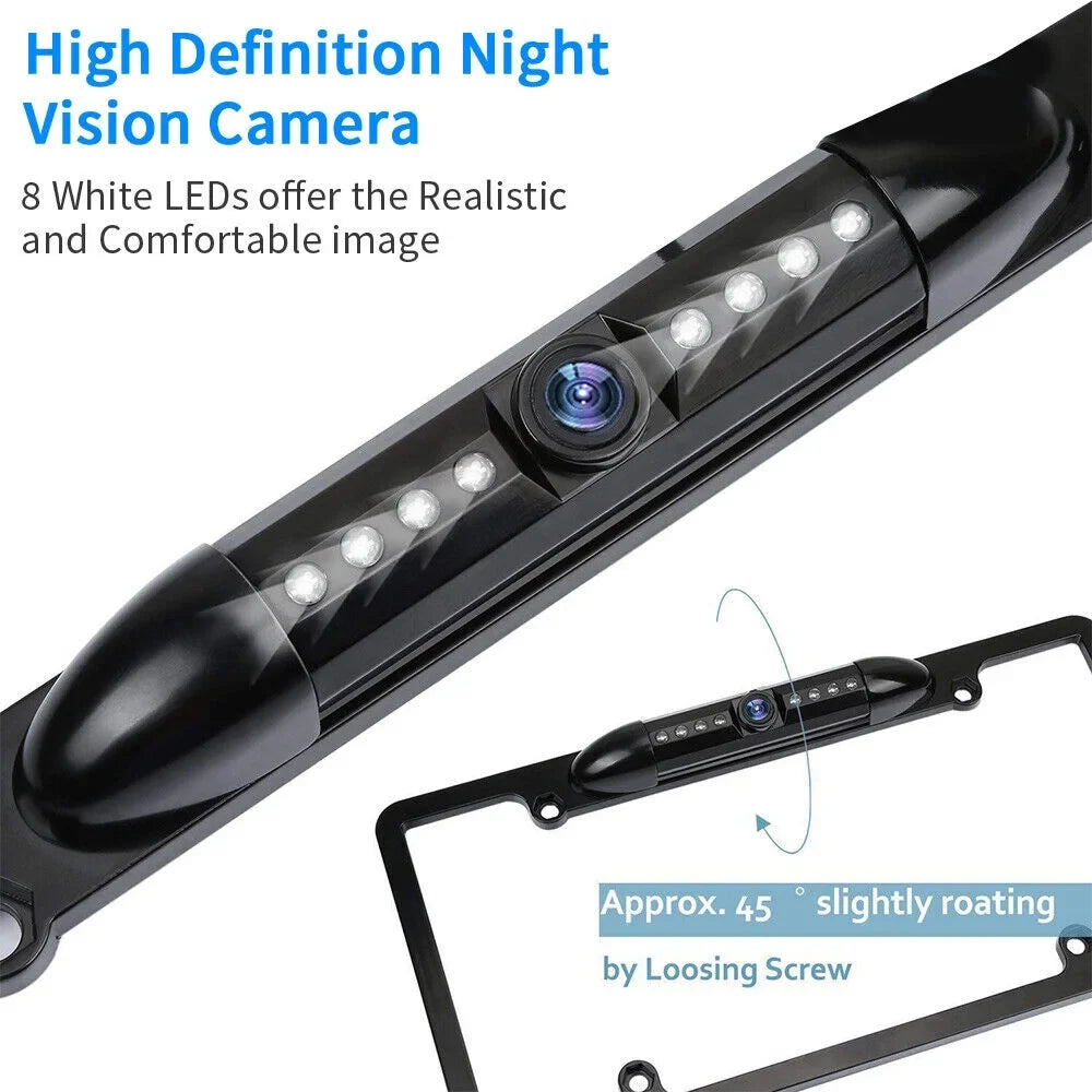 Onemayship High Definition Rear View Backup Camera - Clear Images - IP68 Waterproof - Universal Fit - Night Vision