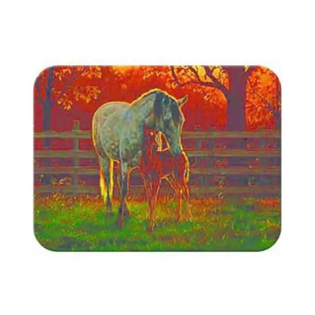McGowan TT93102 Tuftop Mare and Foal Cutting Board- Medium
