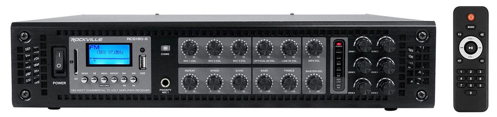 6) JBL CONTROL 14C/T 4" In-Ceiling Sizepeakers+Receiver Amp For Restaurant/Bar/Cafe