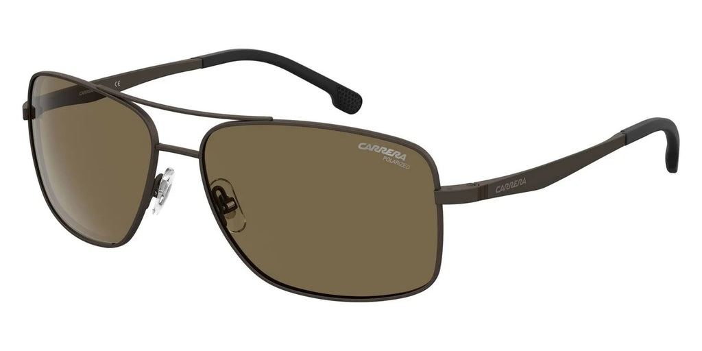 Carrera Polarized Bronze Rectangular Men's Sizeunglasses CARRERA 8040/Size 009Q/SizeP 60
