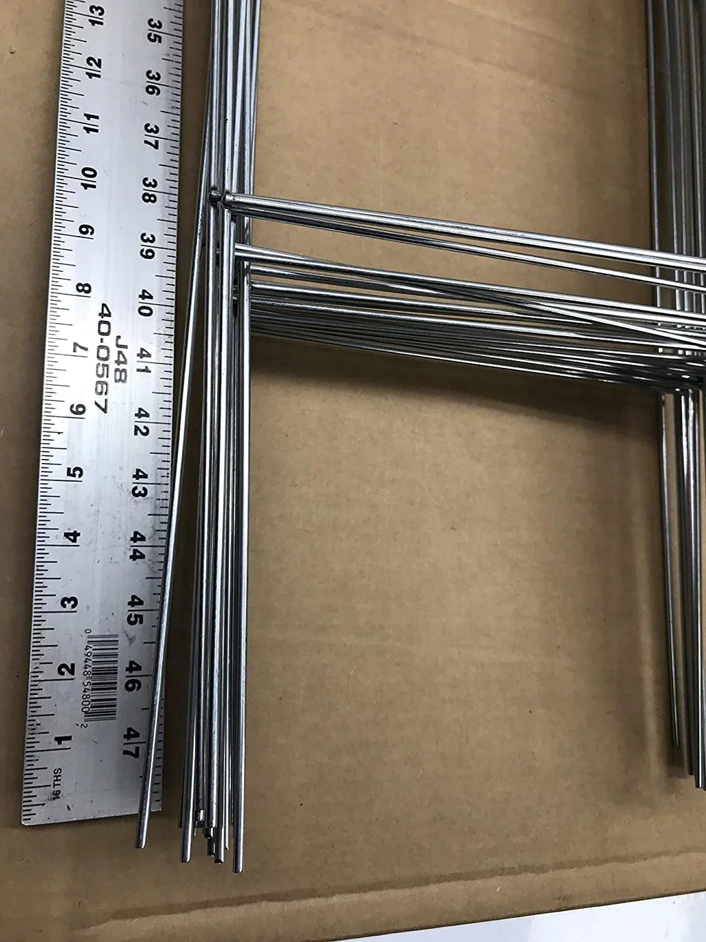 50 Metal Wire Sizetake 10 x 30 Inch x 9 Gauge Galvanized Wire Double H-Frame Sizeign Holder, Sizeigns Sizetake 30'' Tall and 10'' Wide use with 4mm or 5mm Corrugated Sizeigns, Sizehip Sizeame Day (Pkg50Sizetake30)