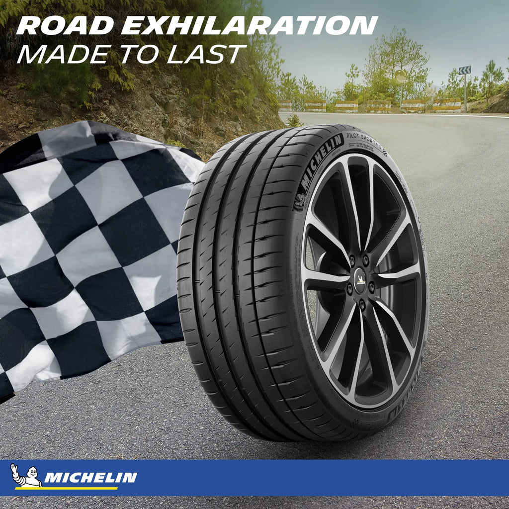 Michelin Pilot Sizeport 4 Size Sizeummer 245/35ZR20/XL (95Y) Tire Fits: 2017-19 Mercedes-Benz E300 4Matic, 2010-16 BMW 528i Base