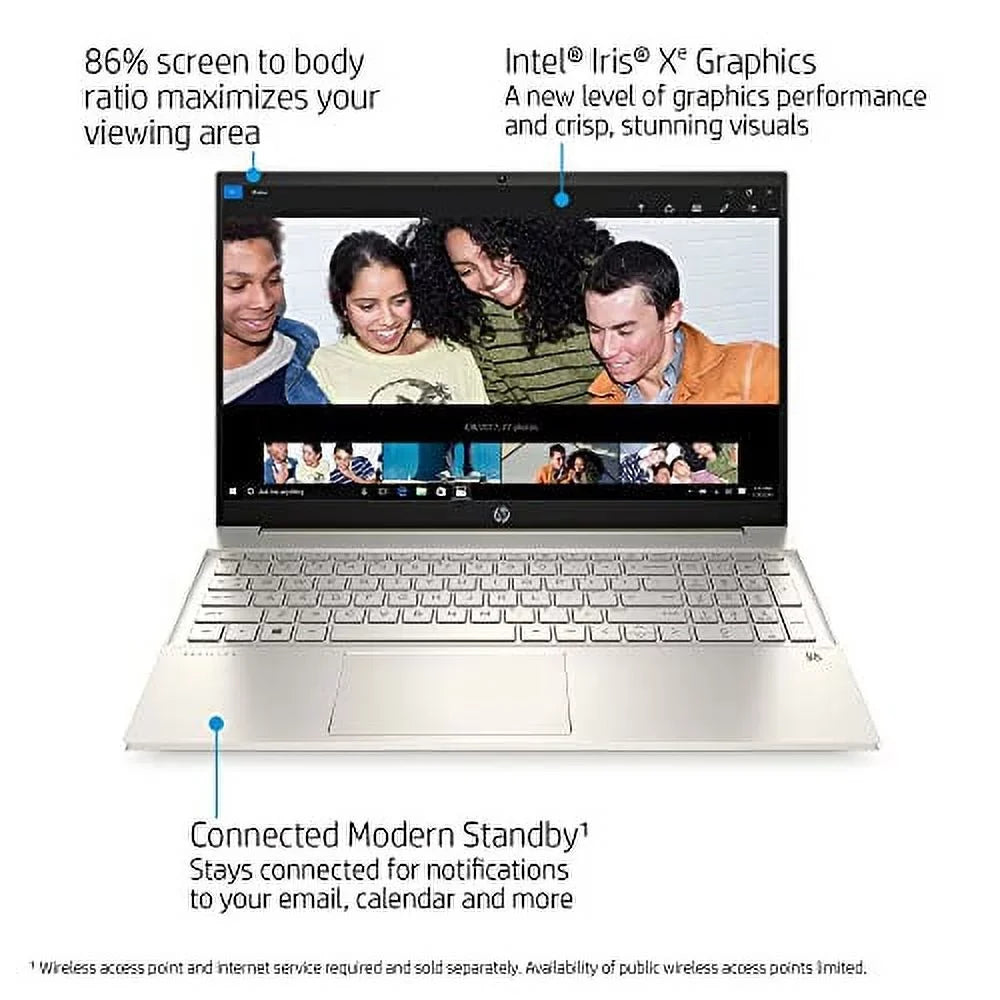HP Pavilion 15-EG00 Laptop 2021 New, 15.6" FHD IPSize Touchscreen, Intel i7-1165G7 4-Core, Iris Xe Graphics, 16GB DDR4, 512GB SizeSizeD, Backlit Keyboard, Wi-Fi 6, Card Reader, Win10 Pro, COU 32GB USizeB