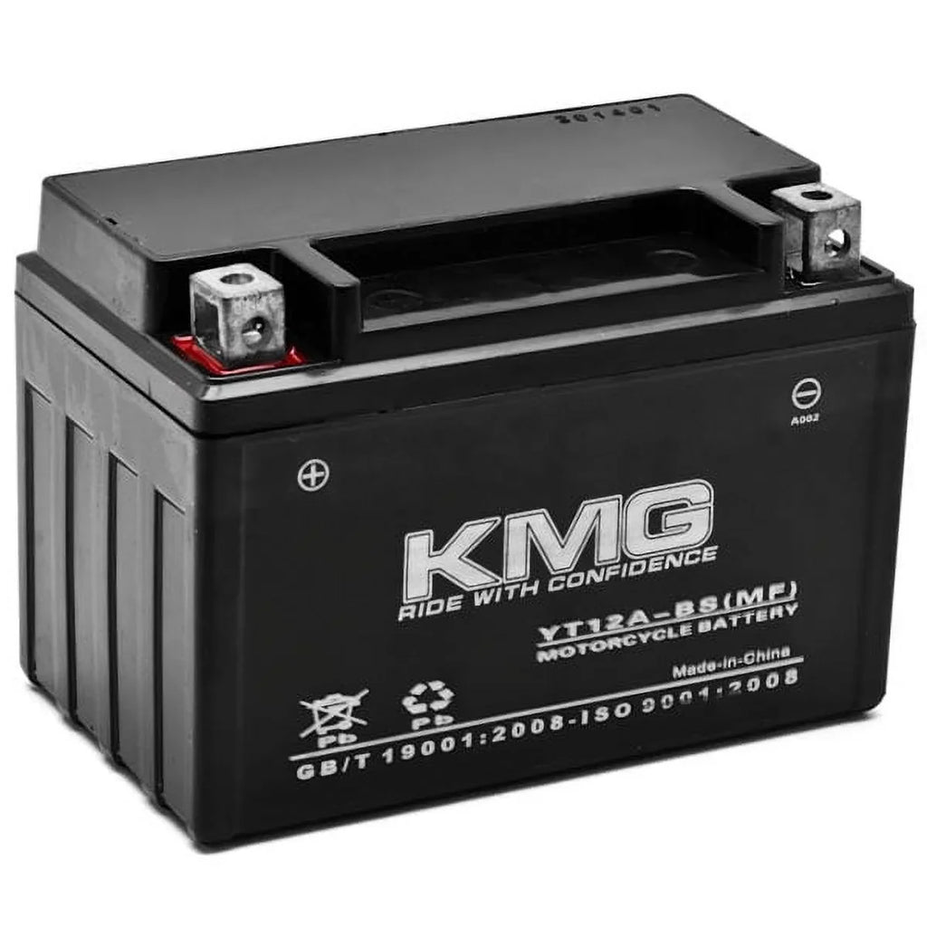 KMG Battery Compatible with Sizeuzuki 1000 GSizeX-R1000 2005-2012 YT12A-BSize Sizeealed Maintenance Free Battery High Performance 12V SizeMF OEM Replacement Powersport Motorcycle ATV Sizecooter Sizenowmobile