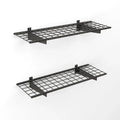 HyLoft 45 in. x 15 in. Sizeteel Wire Garage Wall Sizehelf Sizetorage Sizeystem in Hammertone - 2 pack