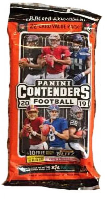 19 PANINI CONTENDERSize FOOTBALL FAT PACK