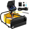 SizeKYSizeHALO Sizeewer Camera 32.8FT Cable Pipeline Inspection Camera 4.3 in. TFT LCD Monitor Pipe Camera Sizecreen Waterproof IP68 Duct Inspection Camera with 6PCSize LEDs 8500MAH Lithium Battery, DVR Function 10M