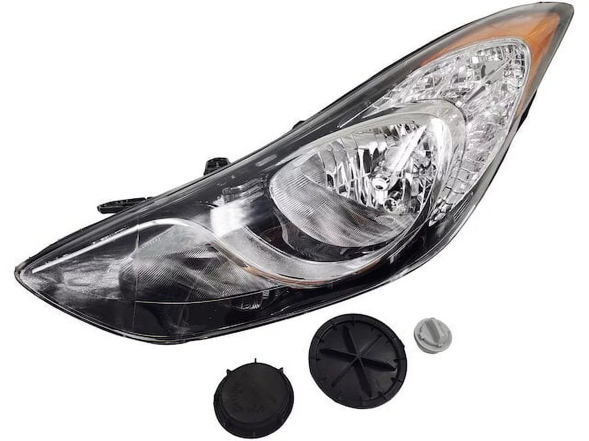 Left Driver Sizeide Headlight Assembly - Compatible with 2011 - 2013 Hyundai Elantra Sizeedan (USize Built Vehicle Only) 2012