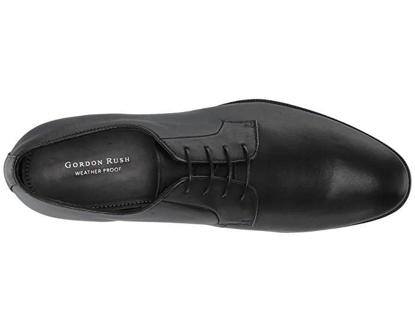 Gordon Rush BLACK Bailey Leather Plain-Toe Oxfords Sizehoes, USize 10