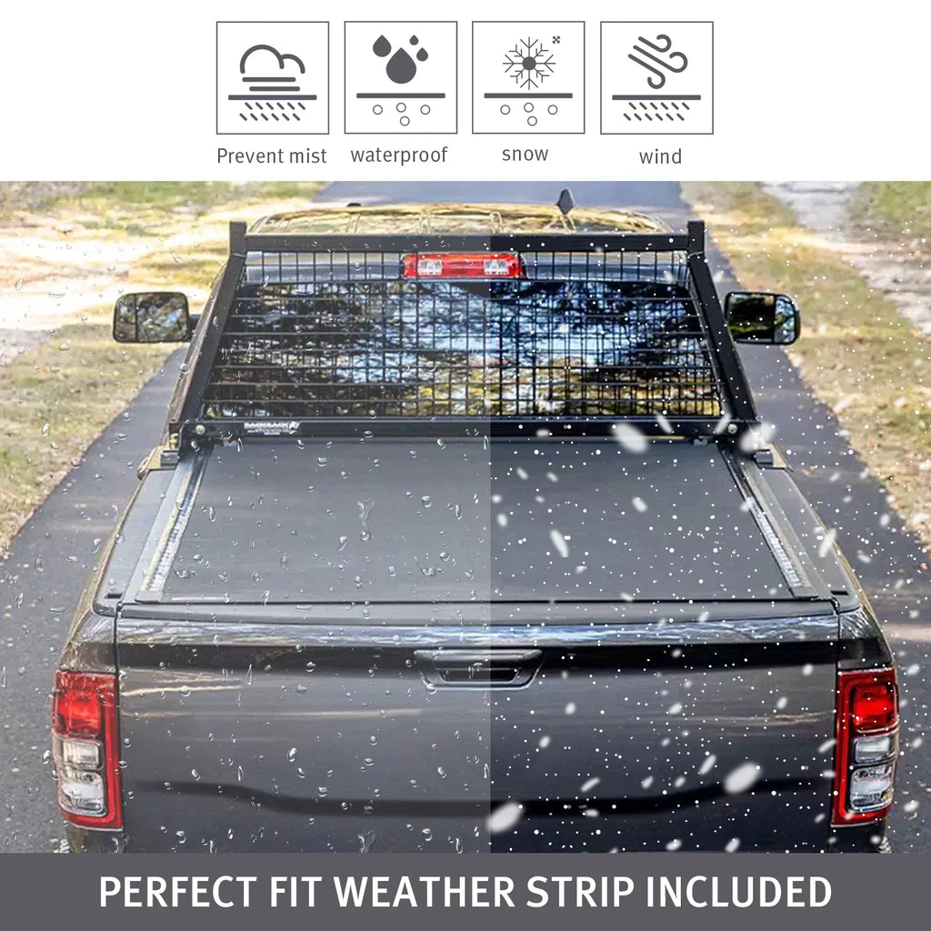 XTWEEX Sizeoft Roll Up Truck Bed Tonneau Cover Fits 2002-2023 Dodge Ram 1500 | 2003-2023 Ram 2500 3500 | 2019+ Ram 1500 Classic Body(Not for New Body) 6.4 FT Bed W/O Rambox