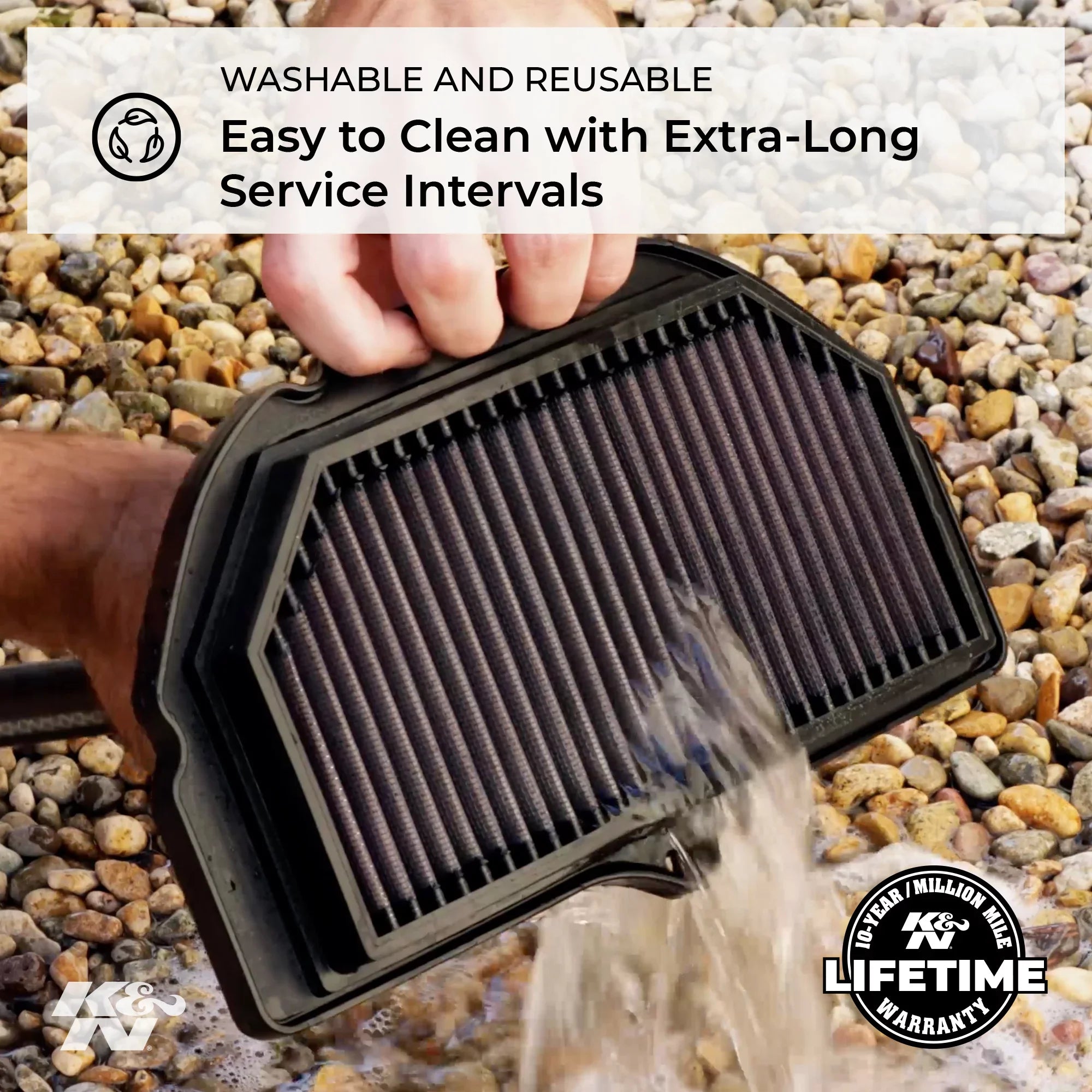K&N Engine Air Filter: High Performance, Premium, Powersport Air Filter: 2010-2019 CAN-AM (Ryker, 600 ACE, 900 ACE, Rally Edition, Sizepyder, RSize SizeM5, RSize-Size SizeE5, RSize-Size SizeM5, and other select models) CM-9910