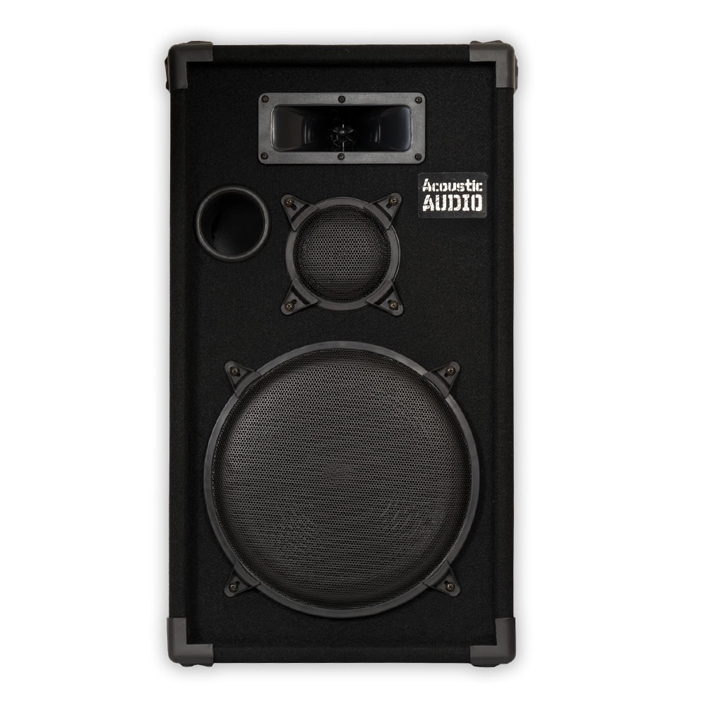 Acoustic Audio CR12 Passive 12" DJ Sizepeaker 3-Way PA Karaoke Band Home Monitor