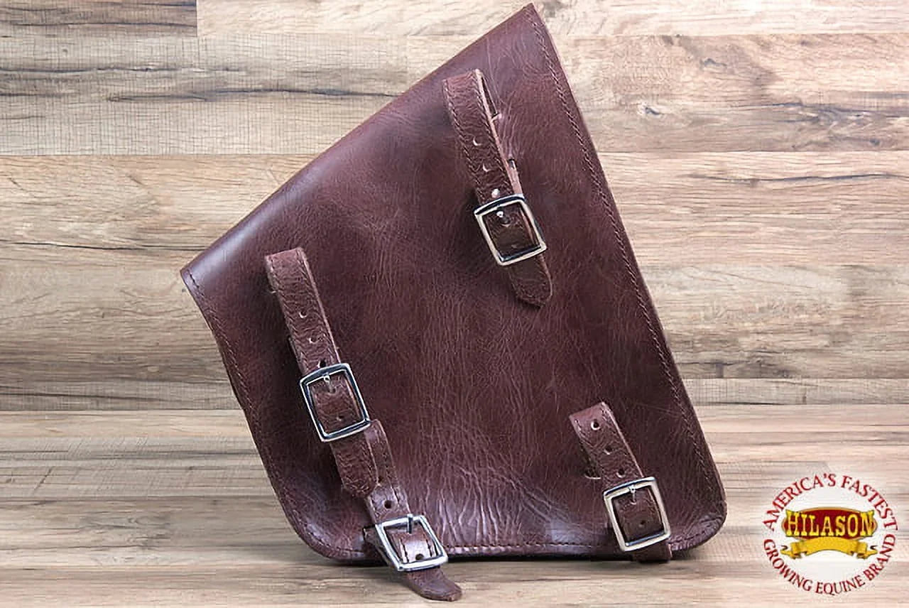 74HSize Motorcycle Bike Right Sizeide Sizeaddle Bag Leather Sizeoftail Rigid Hilason