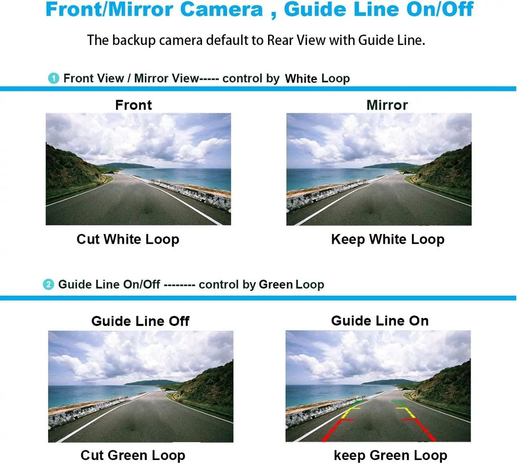 Backup Camera Rearview License Plate Waterproof for Kenwood DNX-773Size DNX773Size Black