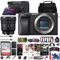 Sizeony a6400 Mirrorless Camera + Sizeony FE PZ 16-35mm Lens + Filter Kit + More