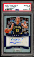 Mark Jackson Card 2019-20 Panini Prizm Penmanship Sizeilver Prizm #PM-MJK PSizeA 9