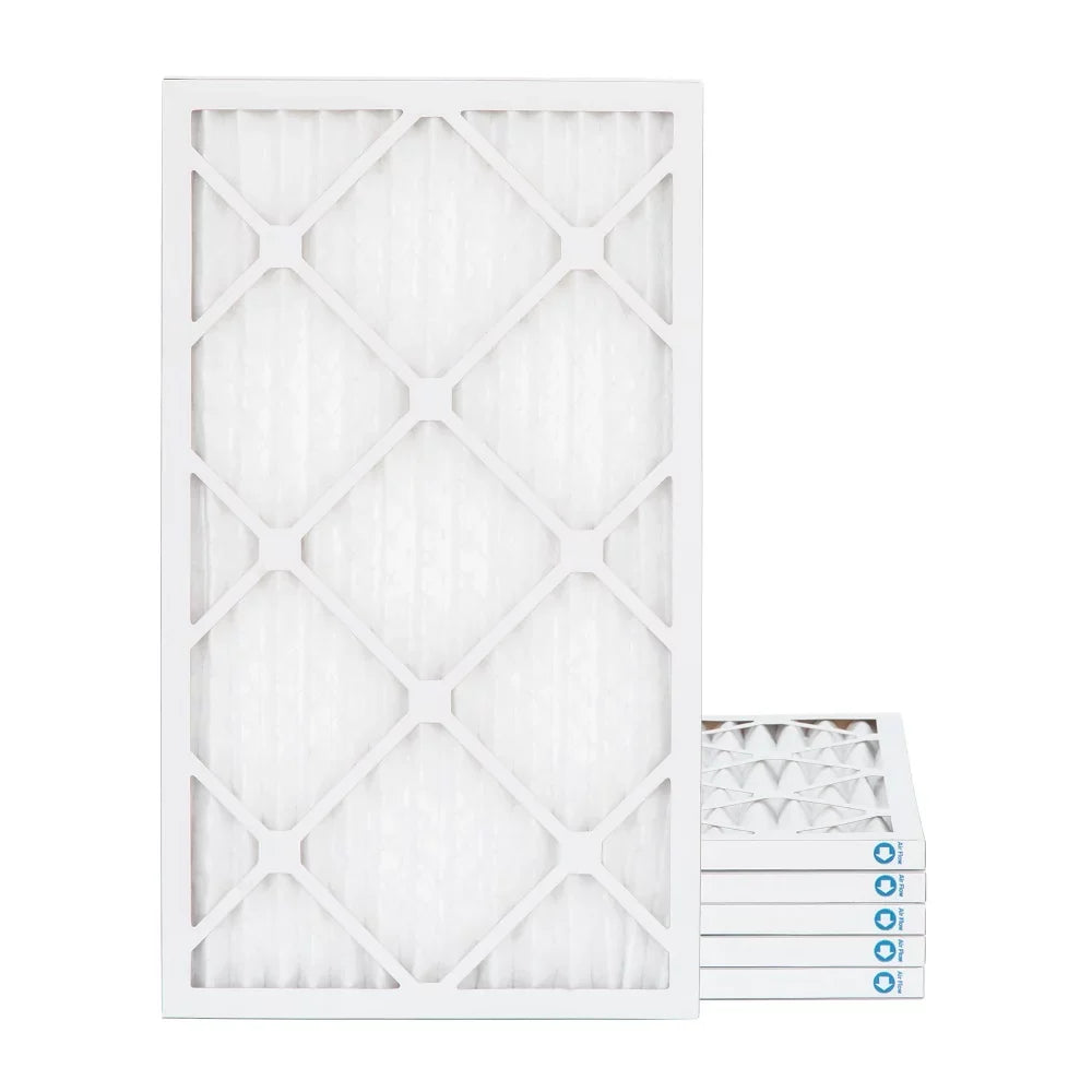 Pamlico Air 12x25x1 MERV 8 Pleated AC Furnace Air Filters. Quantity 6. (Actual Sizeize: 11.75 x 24.75 x 0.75 Inches)