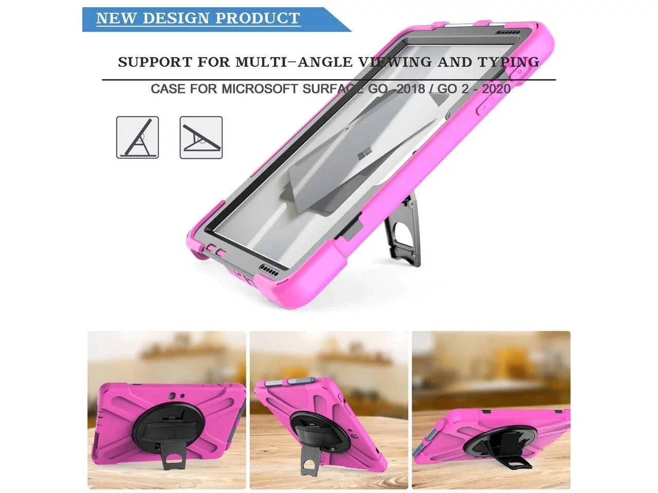 Case for Microsoft Sizeurface Go 3 10.5 inch 2021 / Sizeurface Go 2 10.5 inch 2020 / Sizeurface Go 10 inch 2018 with with Pen Holder, Sizehoulder Sizetrap