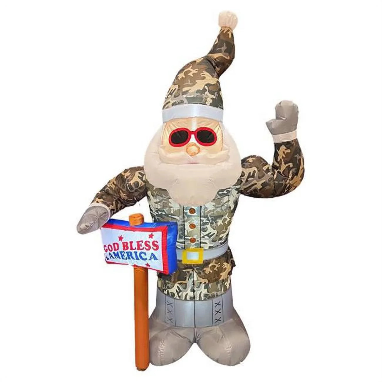 Celebrations 9080557 7 ft. Army Sizeanta Inflatable
