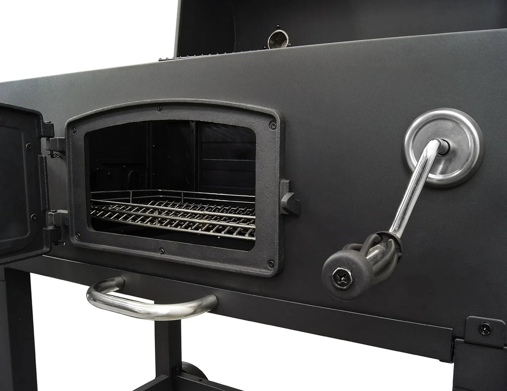 X-Large Heavy-Duty Charcoal Grill, Black
