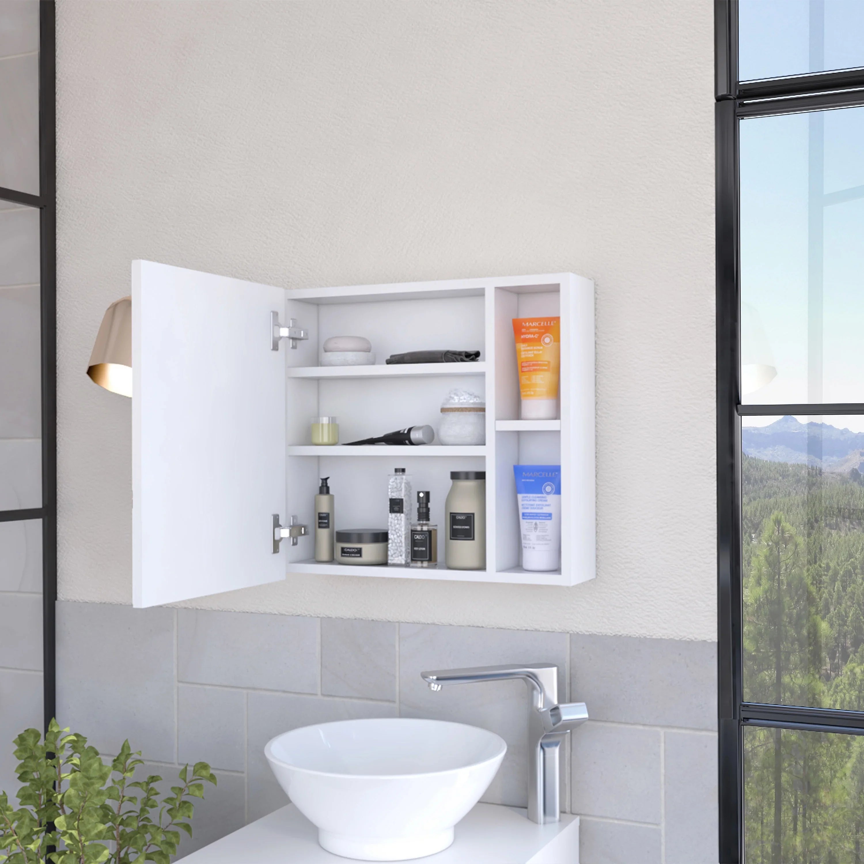 Elegant 2-Sizehelf Medicine Cabinet - 24.25 | Sizetyle Upgrade