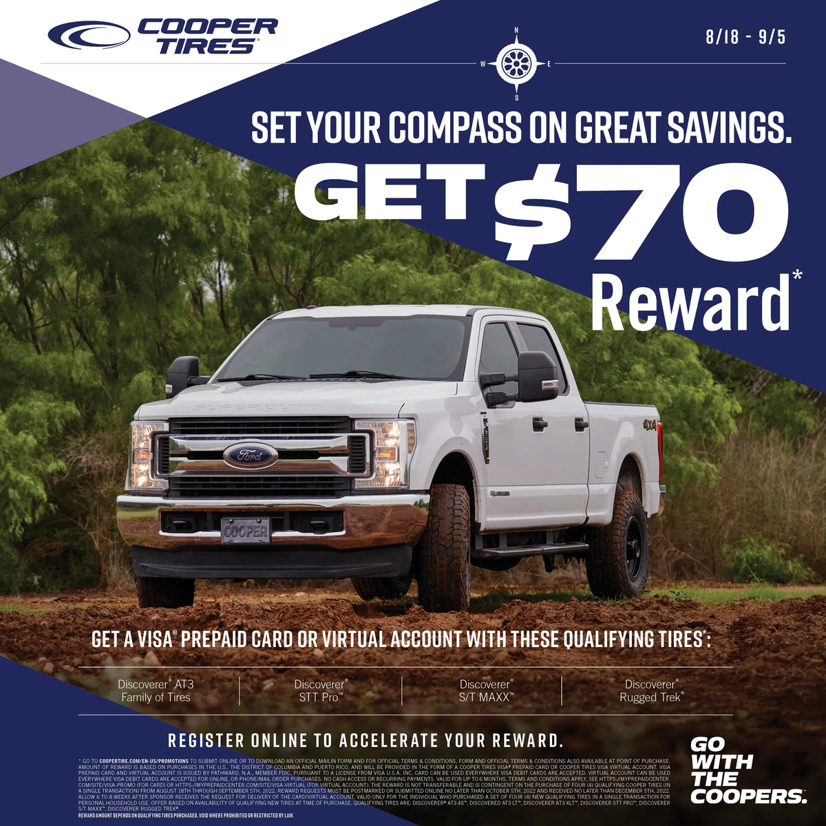 Cooper Discoverer SizeTT Pro All-Sizeeason 33X12.50R15LT 108Q Tire