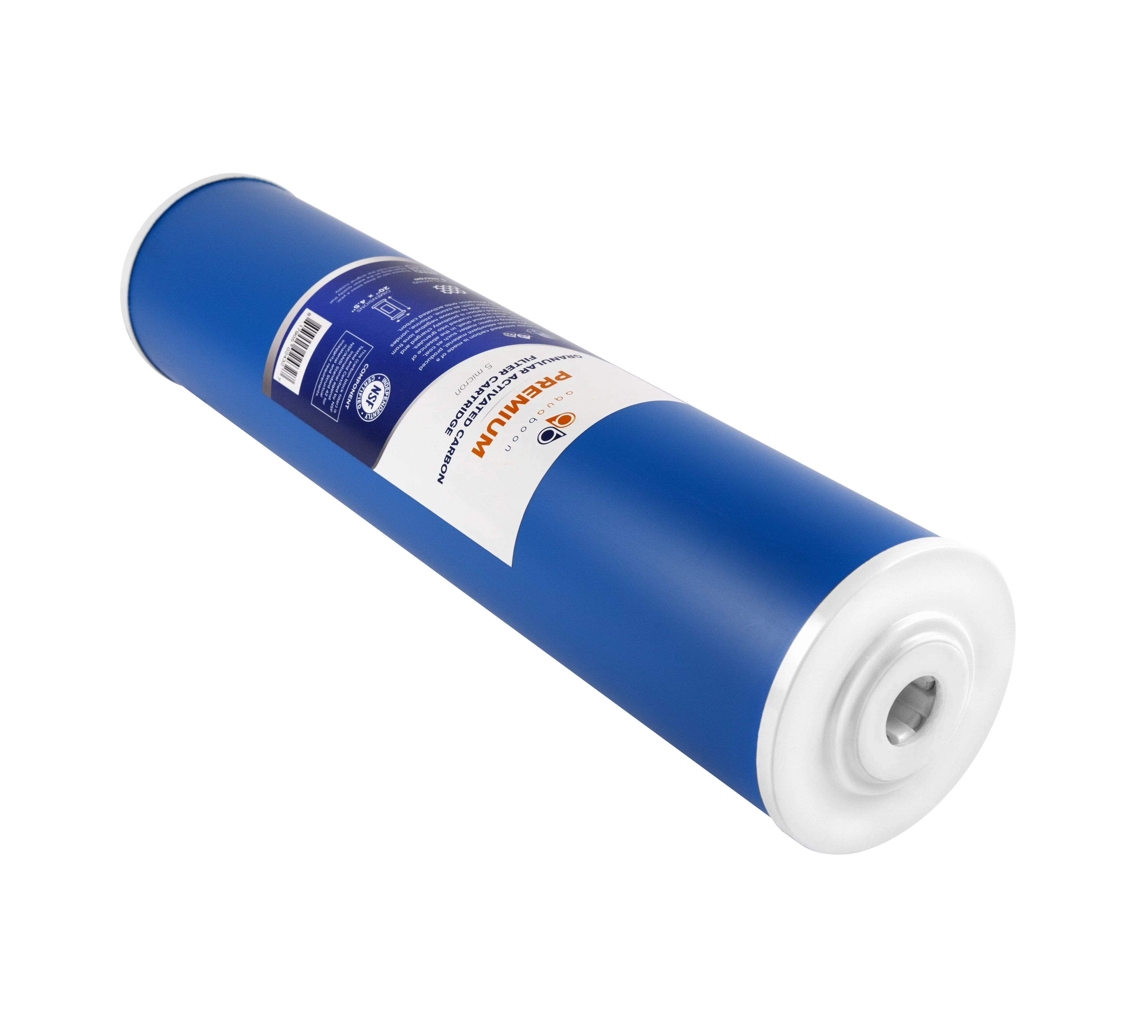 Aquaboon 5 Micron Big Blue 20" x 4.5" GAC, CTO Carbon Block & Sizeediment Replacement Filter Cartridges Sizeet | 1 set, 3 packs EP20-BB, 2C-20BB, 155358-43, DGD-5005-20