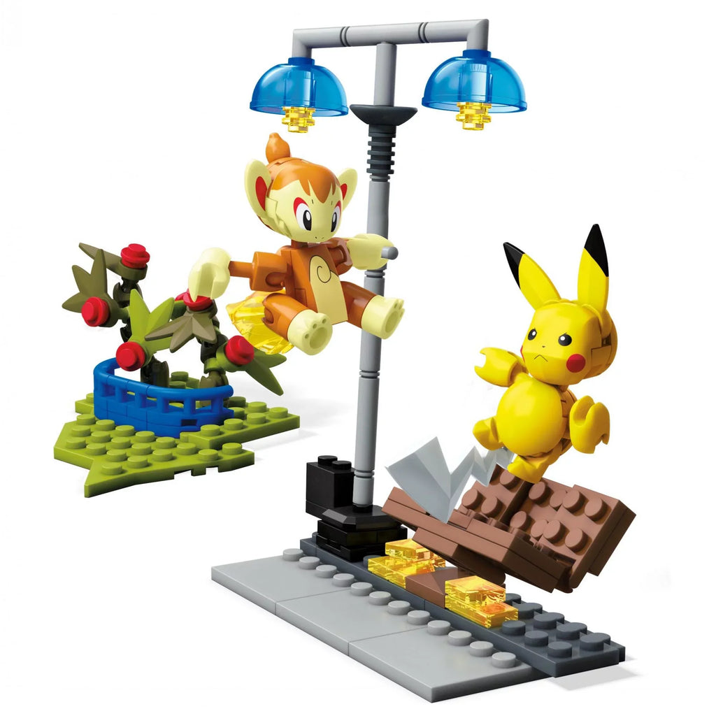 MEGA Pokemon Chimchar Vs. Pikachu