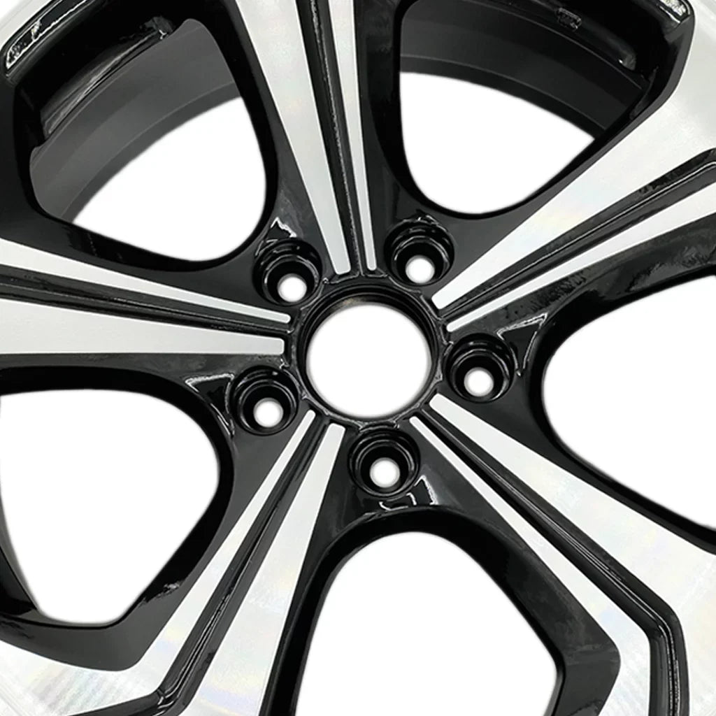 18" SizeET OF 4 18X7.5  Machined BLACK Wheels For 2014 2015 Honda Civic OEM Quality Replacement Rim