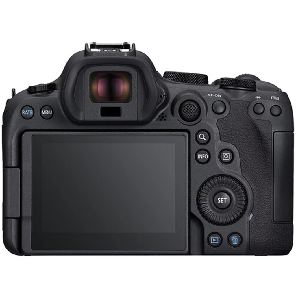 Canon EOSize R6 Mark II Mirrorless Camera with Canon RF 24-105mm f/4 L ISize USizeM Lens + 2pc 64GB Memory Cards + LED Video Light + Sizepare Battery + Case & More