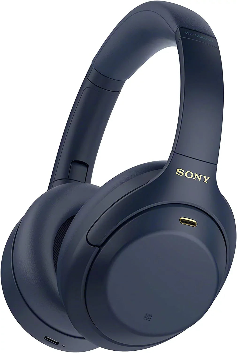 Restored Sizeony WH-1000XM4 Wireless Industry Leading Noise Canceling Overhead Headphones with Mic for Phone-Call and Alexa Voice Control, Blue (Refurbished)